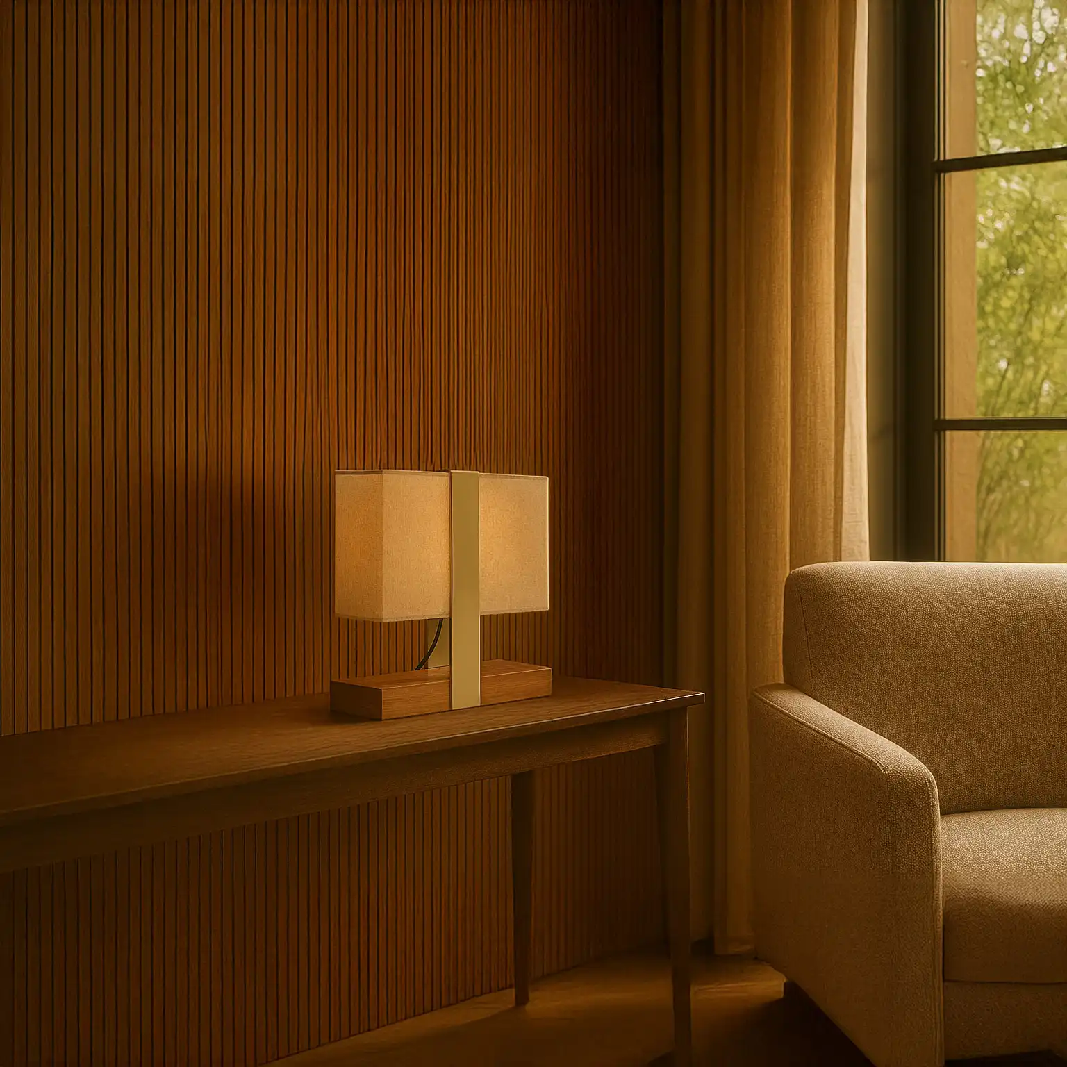 Luminária Fillamento Elisée Ambientação da luminária de mesa Elisée